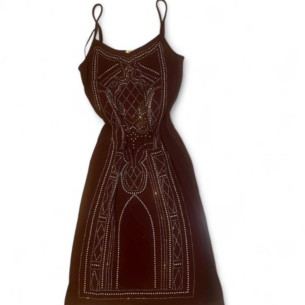 Say‎ What? Burgundy Dress with White Accents